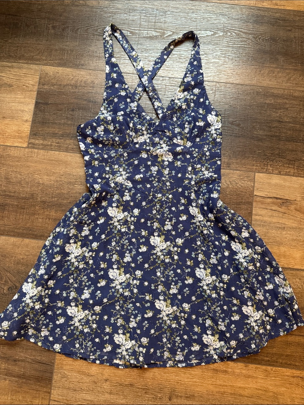 Altar'd State  Floral Cross-Back Dress